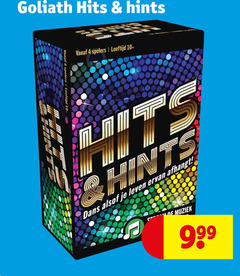 klik op dit plaatje voor een vergroting en voor vergelijkbare aanbiedingen gerelateerd aan
4 goliath hits hints spelers 10 leven afhangt muziek 4 goliath hits hints spelers 10 leven afhangt muziek