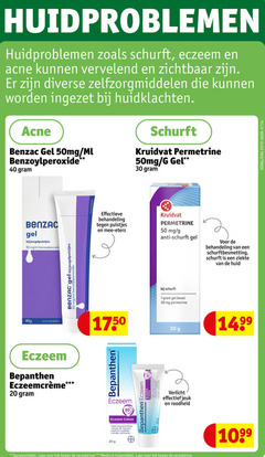  1 20 30 40 50 huidproblemen schurft eczeem acne vervelend zichtbaar zelfzorgmiddelen ingezet gel 50mg ml benzoylperoxide kruidvat jeugdpuistjes mg bepanthen puistjes anti ziekte huid 17 start binnen minuten verlicht roodheid cortisonen bayer effectief jeuk creme geneesmiddel lees medisch hulpmiddel 