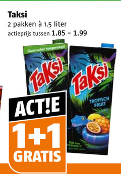  taksi fruitdrank 1 2 pakken liter actieprijs tropisch fruit 