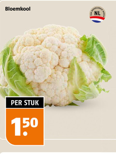  bloemkool 150 nederlandse nl bodem stuk 