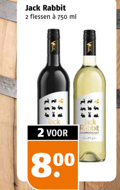  rode wijn witte 2 750 jack rabbit flessen ml 8 chardonnay 