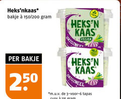  heksnkaas roomkaas 3 6 250 bakje 150 200 heks kaas origineel m.u.v tapas 