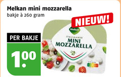  mozzarella 100 260 melkan mini bakje italiaanse 