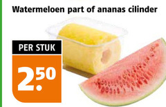  ananas watermeloen 250 cilinder stuk 
