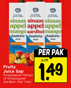  fruitdrank 1 sinaas appel mango drink fruity juice sap sinaasappel aardbei pak liter gold 