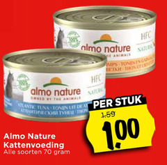  almo nature kattenvoer 100 by animals natur thon tuna stuk kattenvoeding soorten 