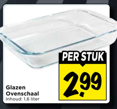  glazen ovenschaal inhoud 1 6 liter stuk 