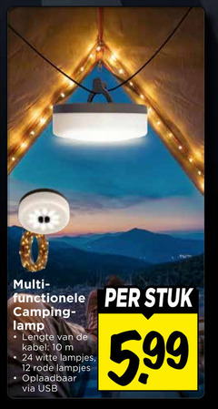  10 12 24 stuk camping lamp lengte kabel witte lampjes rode oplaadbaar usb 5.99 