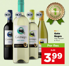  gato negro witte wijn rose rode 8 12 160 beoordeeld merlot aanbevolen gato negro keer pinot grigio sauvignon blanc san pedro pedi nix18 flessen fles 