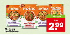  honig maaltijdmix 2 1867 basis nasi boodschappenlijstje achterzijde maaltijdmixen macaroni spaghetti dozen 99 