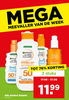  2 5 50 100 mega meevaller week plastique recycle gerecycled plastic gerecyclede fles solair new hypoallergene spray bescherming trees haute protection waterresistent resistant garnier ambre solaire nouveau hydra protect lait zonnemelk free sensitive hypoallergenique expert gras absorption verrijkt plakt la formule taches zon vitamine stuks 