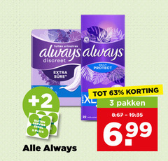  always inlegkruisjes maandverband 3 22 fuites urinaires discreet daily protect 2 xl buiten servies zegel pakken 6 99 