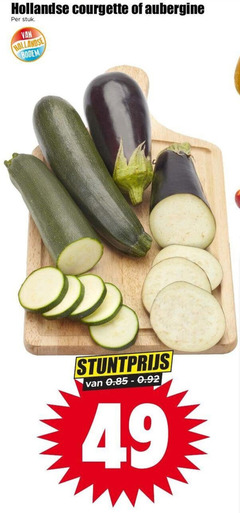  courgette aubergine hollandse stuk bodem 