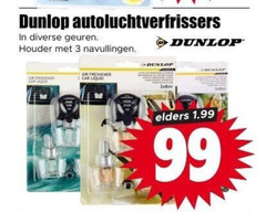  dunlop auto airconditioning verfrisser 3 99 geuren houder navullingen air freshener car liquid elders 