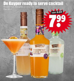  50 kuyper ready to serve cocktail passion fruit margarita ameretto sour fles cock passionfruit martini fruity sweet fresh 