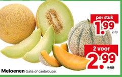  meloen 2 stuk meloenen galia cantaloupe 