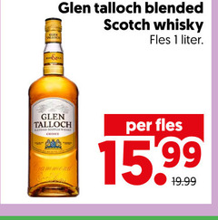  glen talloch whisky 1 blended scotch fles liter choice 
