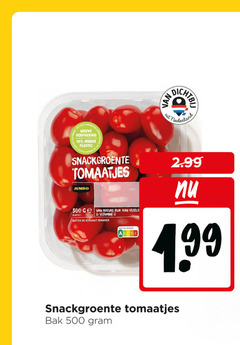 klik op dit plaatje voor een vergroting en voor vergelijkbare aanbiedingen gerelateerd aan
500 snackgroenten tomaatjes jumbo ge nature rijk vezels klasse vitamine buiten koelkast nutri score nederland bak 500 snackgroenten tomaatjes jumbo ge nature rijk vezels klasse vitamine buiten koelkast nutri score nederland bak