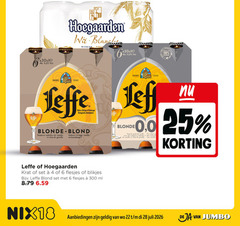 leffe hoegaarden krat bier speciaalbieren 4 6 18 22 28 100 300 wit blanche witbier wheat hop water natuurlijke oorsprong anno belge belgisch abdijbier blonde blond nuances vanille subtiel vleugje clou kruidnagel effe tout le avec des blikjes ml jumbo 