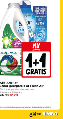  ariel lenor wasmiddel wasverzachter 1 2 15 240 big one r ultra stop schudden fresh air frais ris b plein odor defense parfum linge perles geurbooster zeebries original geurparels let combinatie jumbo 
