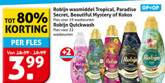 robijn wasmiddel 15 19 22 40 80 fles tropical paradise secret beautiful mystery kokos wasbeurten quickwash 2 advanced collections color klein krachtig intense geurbeleving black 