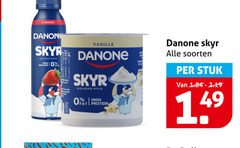  danone vruchtenyoghurt aardbei skyr protein waken vanille icelandic style high at soorten stuk 
