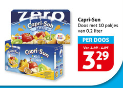  capri-sun fruitdrank 10 zero capri sun 10x multi vitamin doos liter 