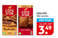  cote d or chocolade vertrouwde blokjes bon bloc lait melk praline soorten stuk 