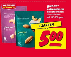  noten 3 500 cashewnoten notenmelange mix gwoon notenmixen zak zakken 