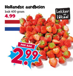  aardbeien 400 hollandse bak kilo lokaal 