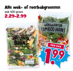  groentenpakket 44 400 roerbakgroenten zak wokgroenten kilo 