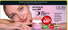  1 2 5 50 olay assortiment beauty fluid double action kracht super cream huid 400 kruidvat proven science trusted hydrateert 2. 3. verheldert 5. beschermt ml 