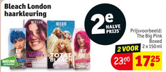  haarkleuring 2 bleach london b berry total halve big pink boxed ml 