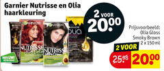  garnier olia nutrisse haarkleuring 2 150 arnica gloss cola smoky brown ml 