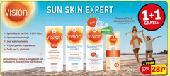  1 2 5 30 50 2899 vision sun skin expert assortiment mix uva uvb filters technologie vrij parfum parabenen plakt dermatologisch getest ontwikkeld huidtype kids every car zonbescherming sensitive kruidvat face gevoelige huid geld hoog fluid 