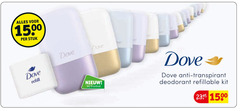  dove deodorant 1500 stuk kruidvat anti transpirant kit 
