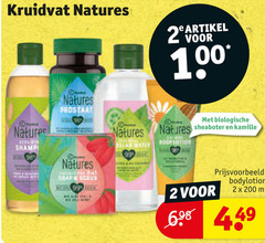  bodylotion 2 100 200 artikel kruidvat natures prostaat scrub biologische kamille water ml 