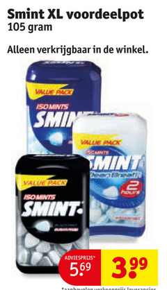  smint kauwgom 2 150 xl voordeelpot mints pack mint hours 
