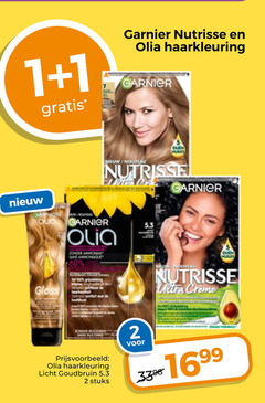  haarkleuring 1 2 60 garnier nutrisse gloss ultra creme licht goudbruin stuks 