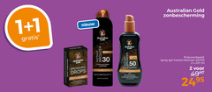  1 2 30 50 australian gold bronzing drops antioxidant instant bronzer continuous zonbescherming spray gel spf50 ml 
