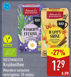  westminster thee 2 20 label international bio wonderful herbal tea with camomile and lavender kamille lavendel vega happy shine flavoured cinnamon lemon flavour at kruidenthee meerdere zakjes 