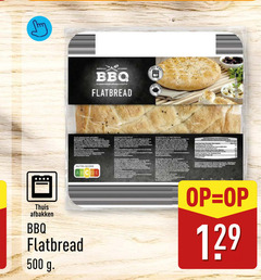  broodjes 500 bbq flatbread nutri score thuis afbakken 