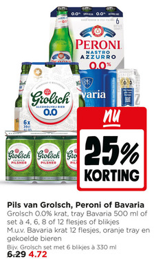  grolsch bavaria blikjes bier alcoholvrij 4 6 8 12 25 100 330 500 0.0 6x peroni senza italia meesterschap alcohol free premium stile italiano qualita bottles 330ml nastro azzurro varia peter koper vel lieshout it ei pils europa pilsner zachte verfrissend afdronk krat tray ml oranje bieren 