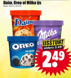klik op dit plaatje voor een vergroting en voor vergelijkbare aanbiedingen gerelateerd aan
milka oreo daim ijsspecialiteit ijs beker ml with ice cream elders milka oreo daim ijsspecialiteit ijs beker ml with ice cream elders