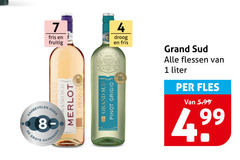  witte wijn rose 1 4 7 8 fris fruitig hamersma merlot grand pinot grigio droog flessen liter fles 5.99 
