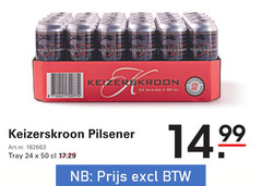  keizerskroon blikjes bier 8 24 50 zen kroon pilsener tray all 