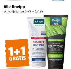  kneipp douchegel bodylotion 1 10 actieprijs men protect body milk ready to go for 