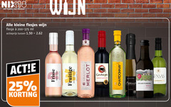  witte wijn rode rose 18 25 roken drinken kleine flesje ml actieprijs frisse fruitige grand merlot gato camera chardonnay drakensberg 