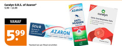  azaron insectenbeten huisapotheek 12 20 50 5.99 stick jeuk pijn tripelennamine mg muggen kwallen wespen bijen mieren aanbod filiaal reis deet jaar oral salts kinderen glucose houten sachets ge 