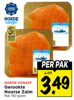  gerookte zalmfilet 150 visboer vangst noorse zalm pak 